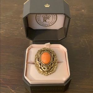 Juicy Couture coral/peach ring